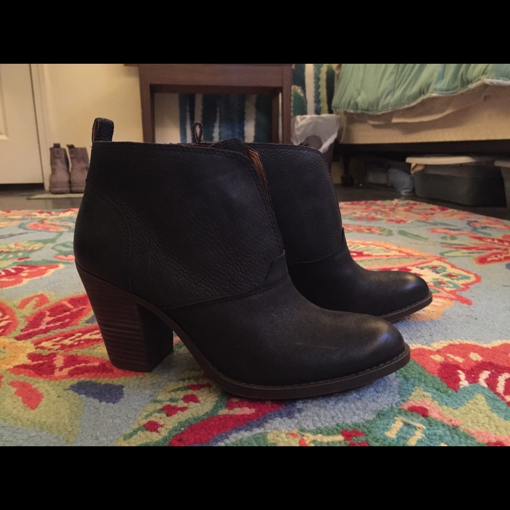 Lucky Brand Black Booties